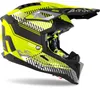 Airoh Aviator 3 Wave Carbon Motocross Helm (Yellow Matt,XL Produktbild-Vorschau 2