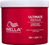 A red tub of Wella Professionals Ultimate Repair Conditioner. Náhled obrázku produktu