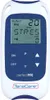 A white and blue electronic device with a digital screen and buttons. Náhľad obrázku produktu