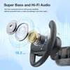 An exploded view diagram of an earbud driver, highlighting its size and components, with marketing text. Produktbild-Vorschau