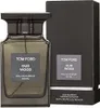 A bottle of Tom Ford Oud Wood Eau de Parfum and its packaging are displayed. Podgląd zdjęcia produktu