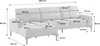 sweeek - 3-Sitzer-Sofa mit Stoffbezug - Recamiere links - Produktbild-Vorschau 7