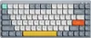 A top-down view of a compact mechanical keyboard. Produktbild-Vorschau