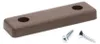 20x sossai Möbelgleiter in Braun inkl. Schrauben 50x14x5mm Produktbild-Vorschau 2