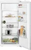 An open refrigerator with food items on the shelves. Produktbild-Vorschau