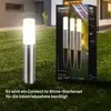 BRILONER Connect to Shine sada 3 LED sloupků, prodlužovací Náhled obrázku produktu 7