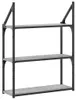 vidaXL Nástenná polica 3 priehradky Grey Sonoma 60x21x78,5 Náhľad obrázku produktu 6