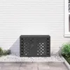 vidaXL Osłona klimatyzacji czarna 90 x 40 x 60 cm stalowa Podgląd zdjęcia produktu 3