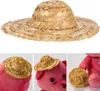 10 stuks poppenstrooihutjes, mini-handgeweven grasmutsen, Productafbeelding-voorbeeld 3