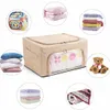 Großer Aufbewahrungs-Organizer 66L Beige für Bettwäsche Produktbild-Vorschau 3