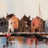 ArtUniverse Leinwandbild Lakeside Living II 50 x 150 cm Produktbild-Vorschau 5