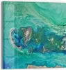 DEQORI Glasbild Echtglas 30x30 cm 'Herz der See' Wandbild Produktbild-Vorschau 1