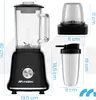Standmixer 1800W mit 1,6L Glasbehälter, 2x 600ml Produktbild-Vorschau 7