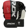 A pair of red, black, and white MMA sparring gloves. Voir les images du produit