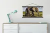 MuchoWow® Textilposter Elefant - Tiere - Grasland - Grün - Produktbild-Vorschau 3