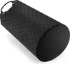 A black quilted laundry basket with handles. Produktbild-Vorschau