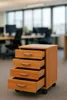 Rollcontainer Kernbuche Nachtschrank Büroschrank #1942 Produktbild-Vorschau 4