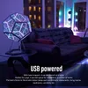 Lampe de nuit LED dodécaèdre avec effet infini - Lampe à Voir les images du produit 8