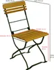 A diagram of a wooden chair with dimensions indicated by text and lines. Produktbild-Vorschau