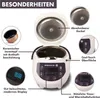 REISHUNGER Cuociriso digitale piccolo, grigio - 0,6 L per 3 Anteprima dell’immagine prodotto 9
