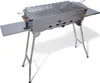 Mangal Khan Edelstahl Schaschlik Grill mit Grillrost Produktbild-Vorschau 3