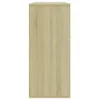 vidaXL Credenza rovere Sonoma 88x30x70 cm materiale a base Anteprima dell’immagine prodotto 13