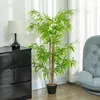 Outsunny Bambou artificiel Hauteur 1,5 m 644 Feuilles Voir les images du produit 2