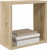 vidaXL Scaffali a cubo 2 pezzi rovere Sonoma 30x15x30 cm Anteprima dell’immagine prodotto 4