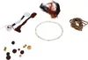 A collection of craft supplies for making a dreamcatcher. Voir les images du produit