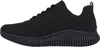 A side view of a black Skechers women's sneaker. Produktbild-Vorschau