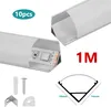 Bettizia 10x1m LED Aluminium Profil LED Leiste LED Alu Produktbild-Vorschau 8