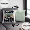 Trendation - Elektrofahrrad E-Bike Deko-Kissen mit Füllung Produktbild-Vorschau 2