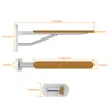 HEUFFE WC-Wandstützgriff klappbar, Aluminiumlegierung und Produktbild-Vorschau 2