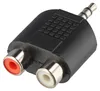 goobay Cinch Adapter AUX Klinke 3,5 mm zu 2 x stereoBuchse Náhľad obrázku produktu 2