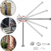 LZQ vstupné zábradlie z nehrdzavejúcej ocele 200 x 90 cm Náhľad obrázku produktu 1