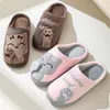 ASKSA Damen Herren Hausschuhe Baumwolle Warme Pantoffeln Produktbild-Vorschau 6