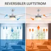 Ventilateur de plafond HOMCOM avec éclairage réversible, Voir les images du produit 6