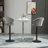 HOMCOM 2er-Set Barhocker Barstühle mit Lehne drehbar Produktbild-Vorschau 7