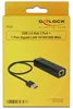 Delock USB 3.0 Hub 3 porty + 1 port Gigabit LAN 10/100/1000 Náhled obrázku produktu 2