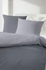 Primera Edelflanell Bettwäsche 200x200 Wende anthrazit grau Produktbild-Vorschau 3