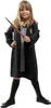 A young girl dressed as Hermione Granger from Harry Potter, holding a wand. Produktbild-Vorschau