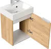 WC ospiti Lavabo salvaspazio "Cubi 40 cm" Rovere oro Anteprima dell’immagine prodotto 12
