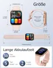 Smartwatch Damen Herren mit Telefonfunktion, Schrittzähler Produktbild-Vorschau 9