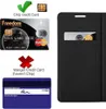 The image shows a phone case with a credit card slot and examples of credit cards that can be used with it. Náhľad obrázku produktu