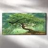 Dekor Leinwand Uhr Wandbilder 60x30 Malerei Fantasie Wald Produktbild-Vorschau 2
