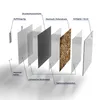 DEQORI Glasbild Echtglas 30x30 cm 'Harmonisches Holzmeer' Produktbild-Vorschau 7