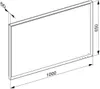 KEUCO KE LS Royal Lumos 14597, silber-erloxiert, 1000 x 650 Produktbild-Vorschau 2
