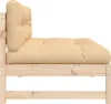 vidaXL Canapé central 120x80 cm pin massif Voir les images du produit 5