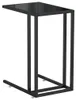 vidaXL Tavolino da computer Nero 50x35x65 cm Vetro Anteprima dell’immagine prodotto 1