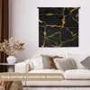 MuchoWow® Wandteppich Wandbehang Marmor - Gold - Schwarz - Produktbild-Vorschau 2